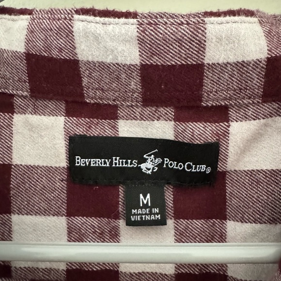 🌟NWOT Men’s Beverly Hills Polo Club Flannel! - Picture 3 of 3